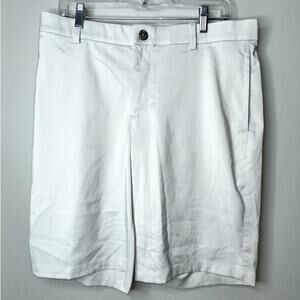 Nike Dri Fit Mens Size 34 White Golf Casual Activewear Pocket Shorts